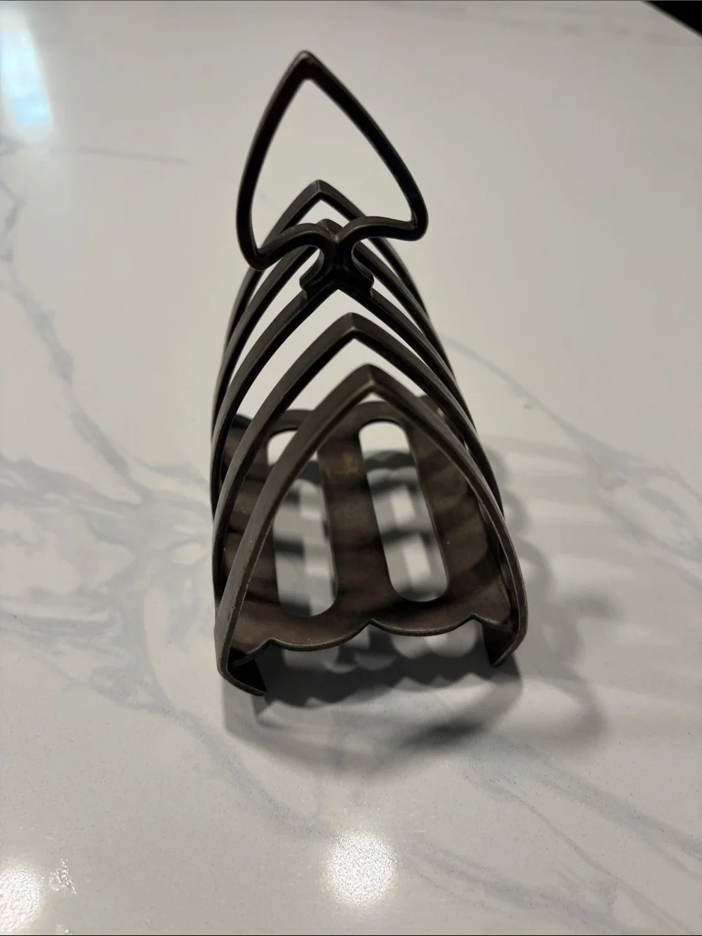 Antique Silver Toast Rack - Picture 2 of 6